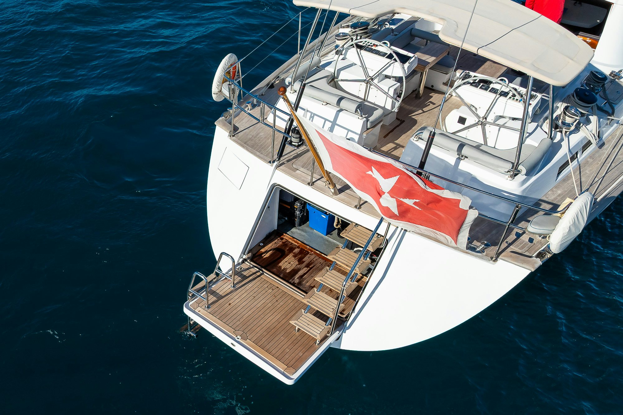 a boat on the water aboard ADESA Yacht for Sale