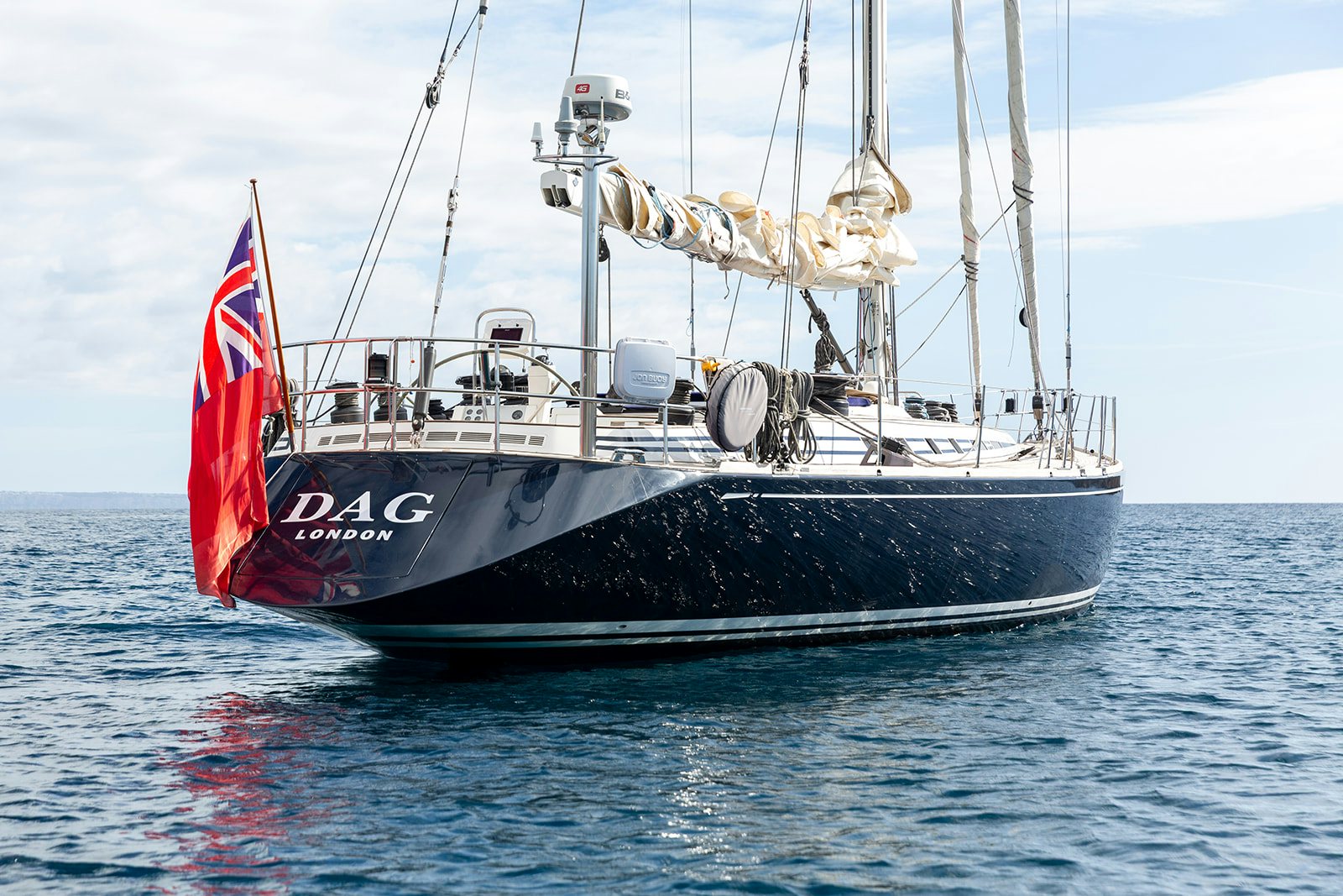 a boat on the water aboard DAG Yacht for Sale