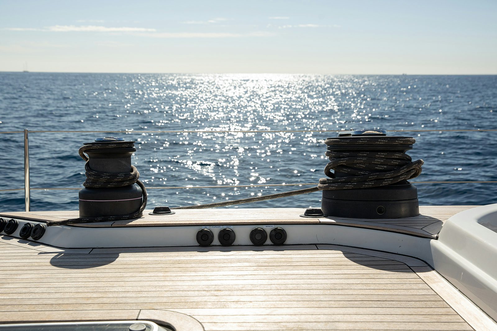a boat on the water aboard DAG Yacht for Sale