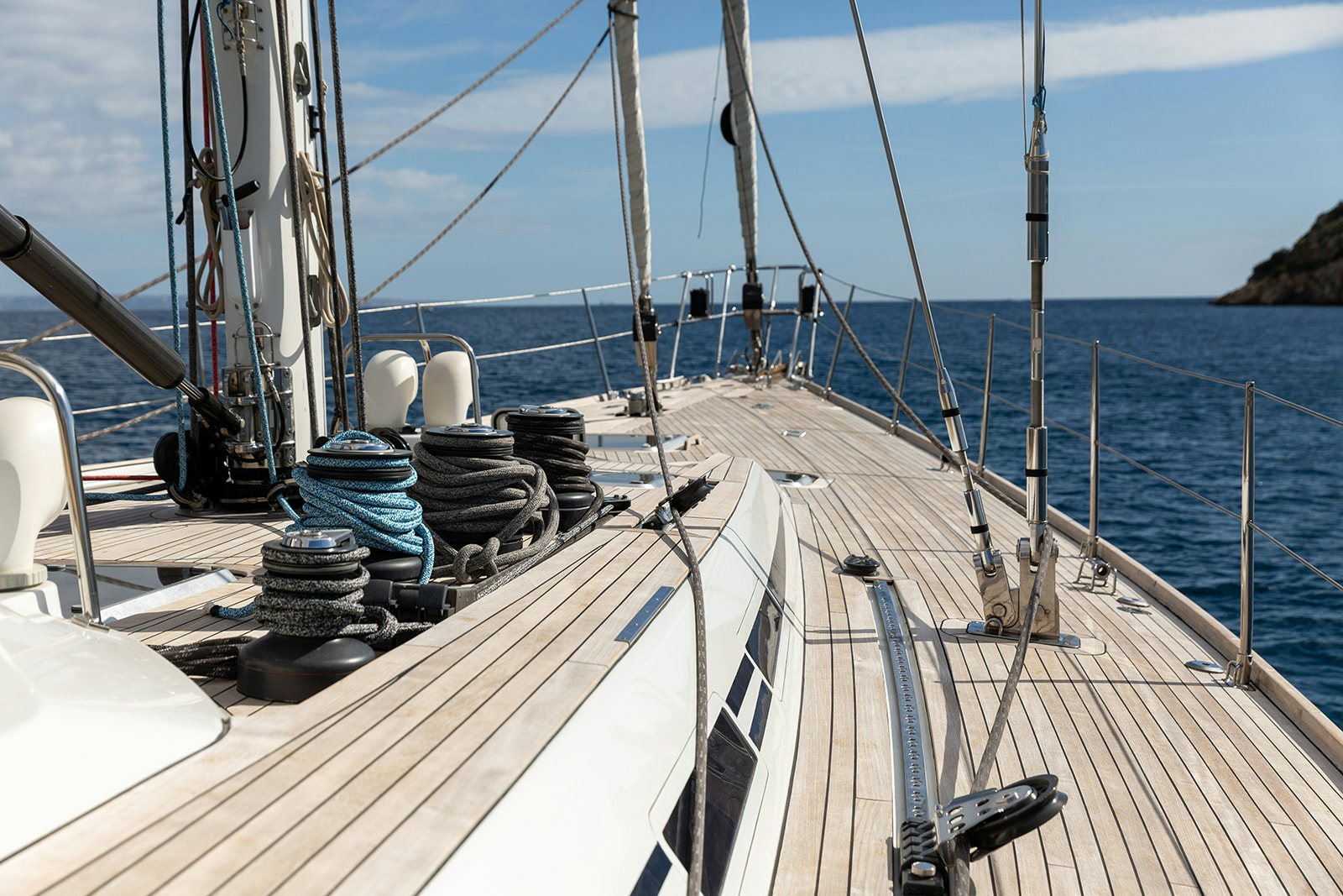 a boat on the water aboard DAG Yacht for Sale