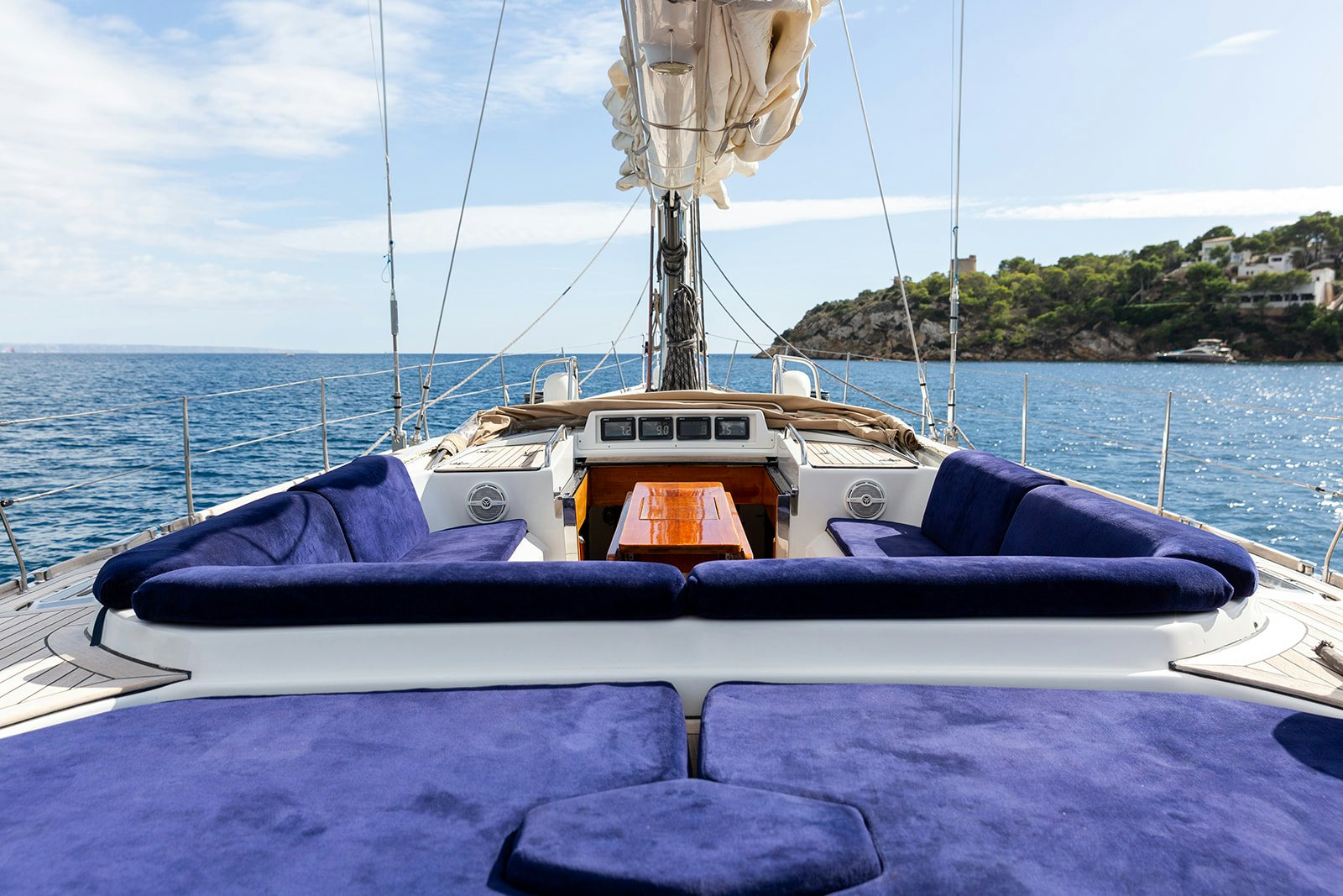 a boat on the water aboard DAG Yacht for Sale