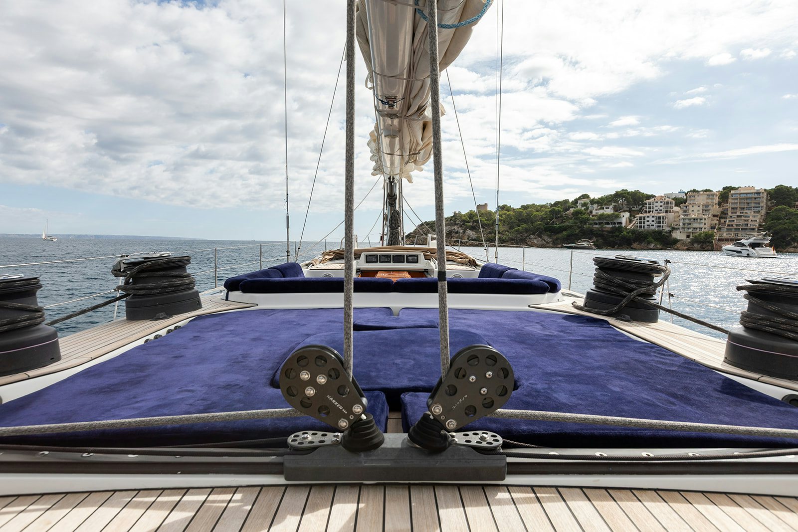 a boat on the water aboard DAG Yacht for Sale