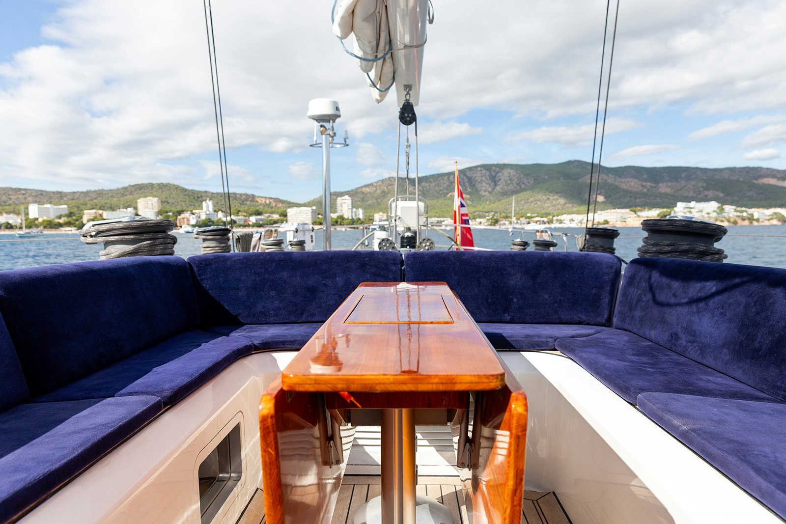 a boat on the water aboard DAG Yacht for Sale