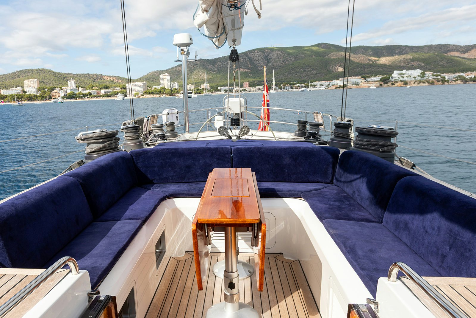 a boat on the water aboard DAG Yacht for Sale