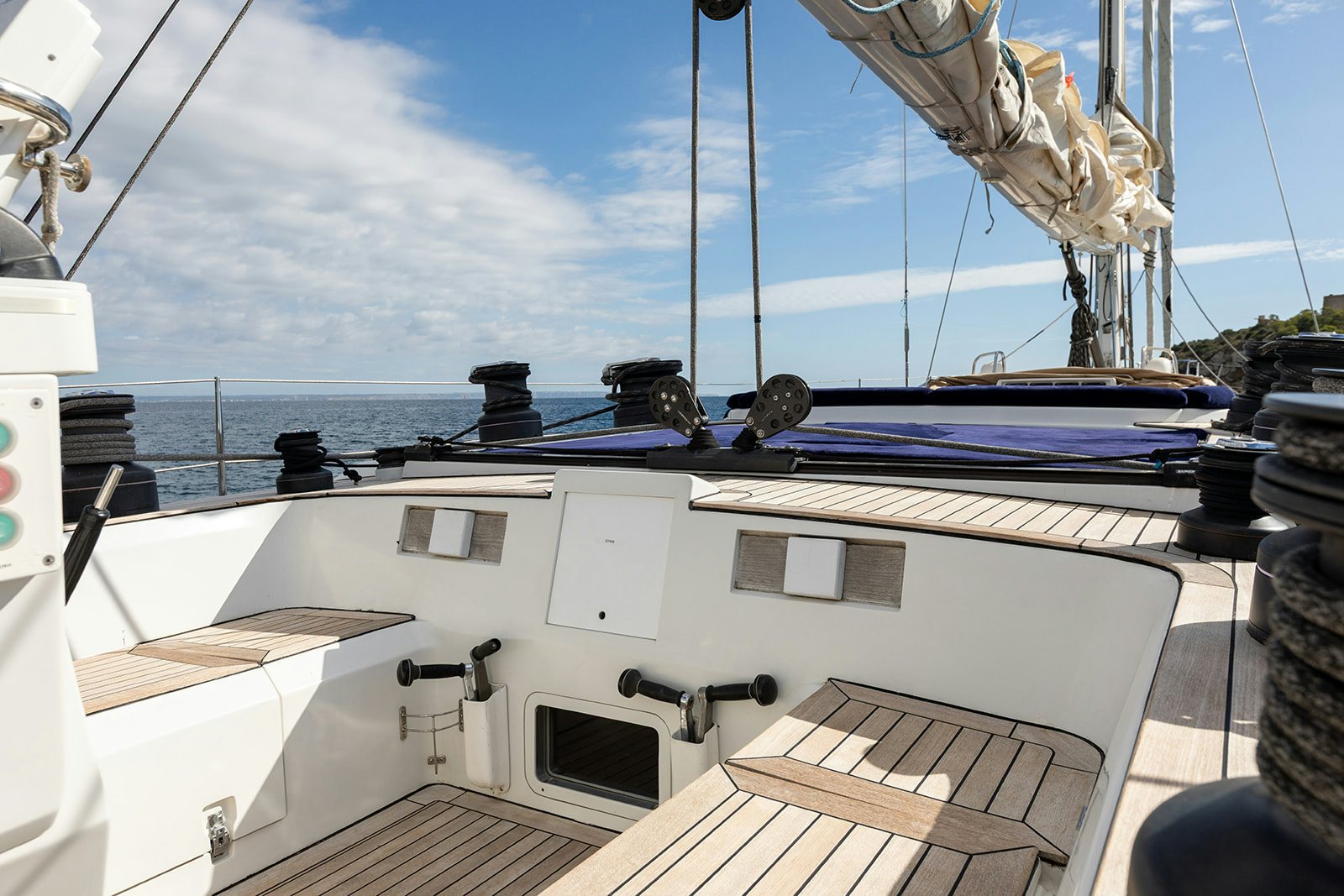 a boat on the water aboard DAG Yacht for Sale