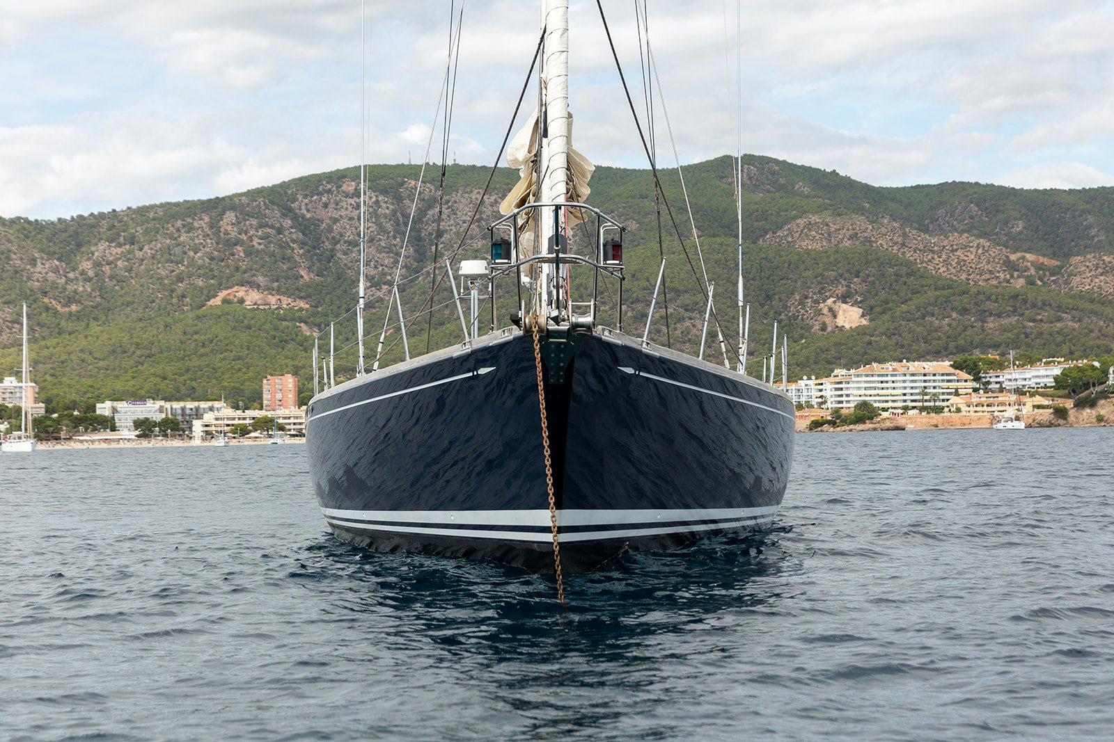 a boat on the water aboard DAG Yacht for Sale