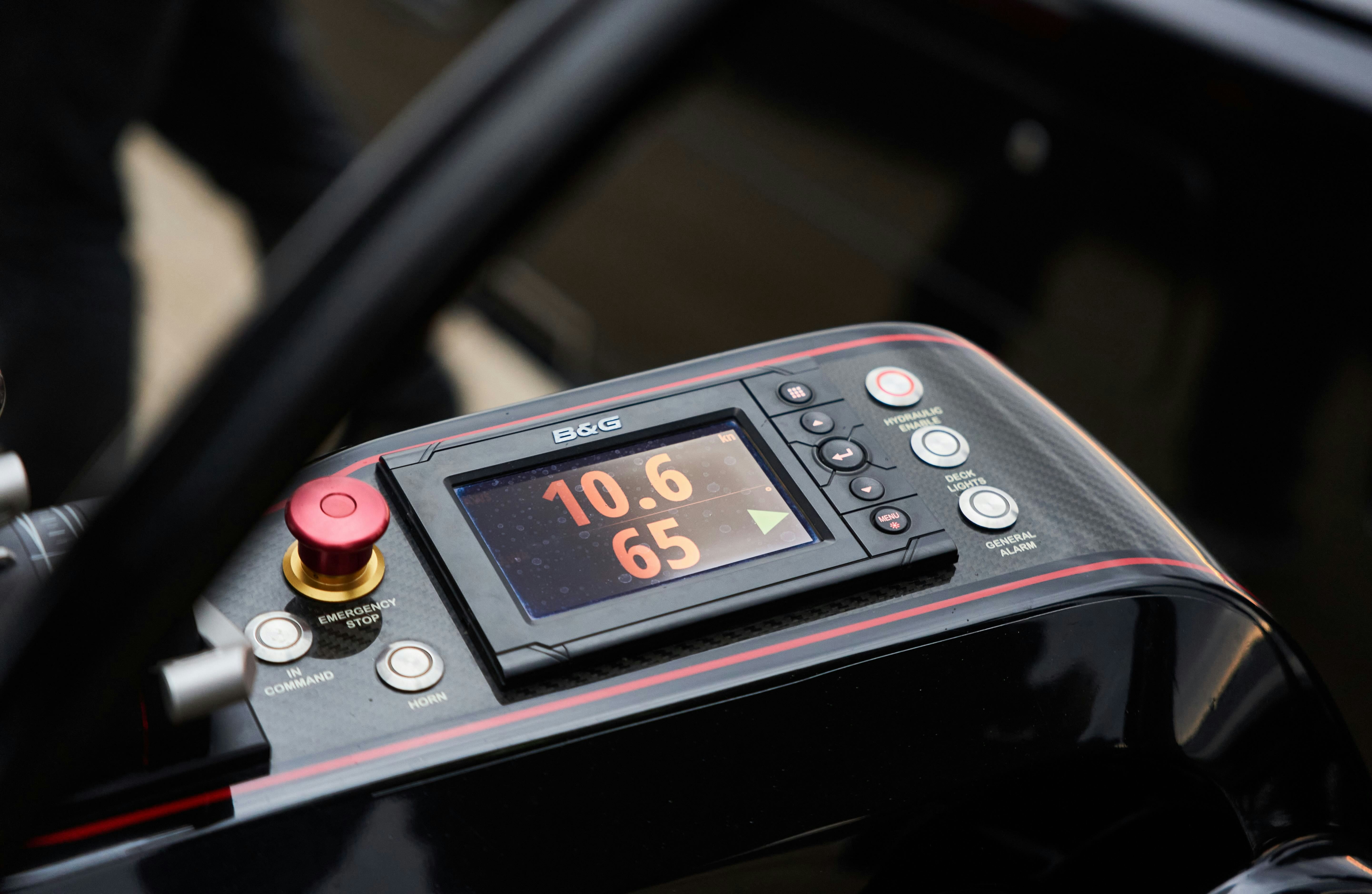 a small toy car aboard BLACK SAILS Yacht for Sale