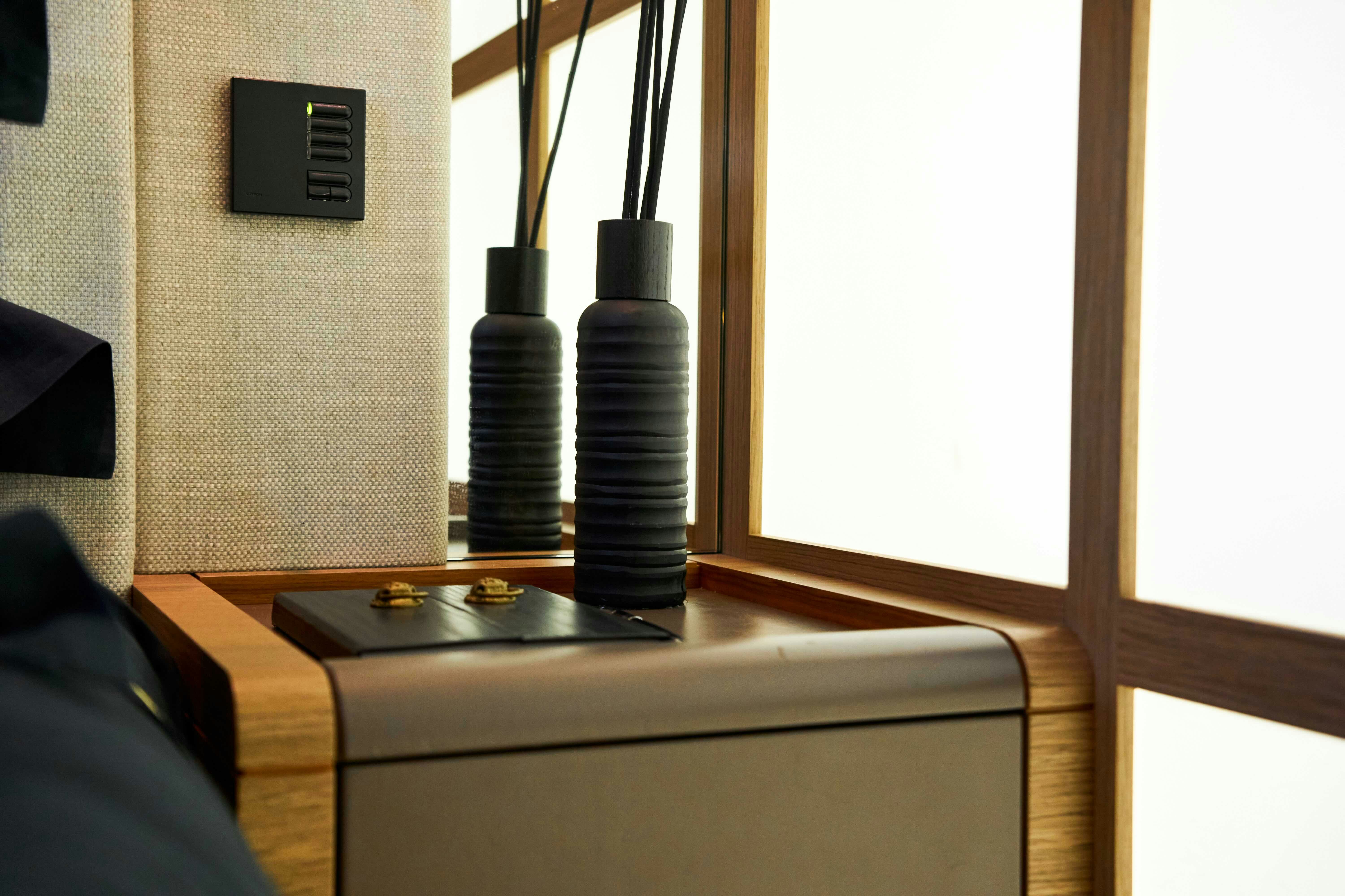 a close-up of a microscope aboard BLACK SAILS Yacht for Sale