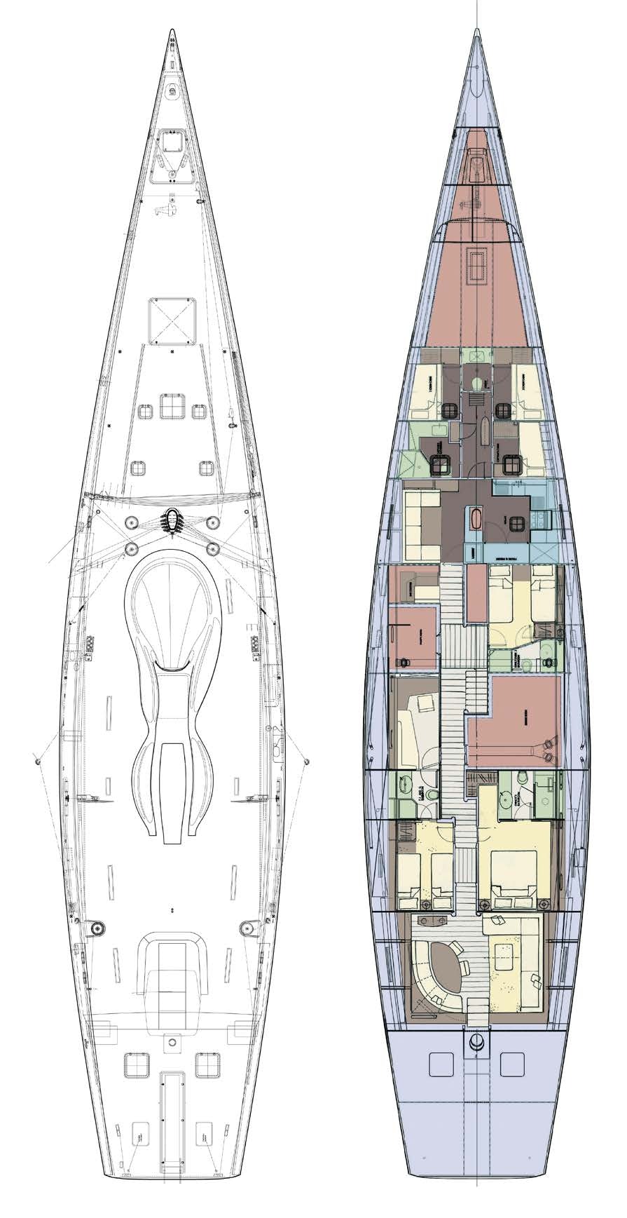 a close-up of the eiffel tower aboard BLACK SAILS Yacht for Sale