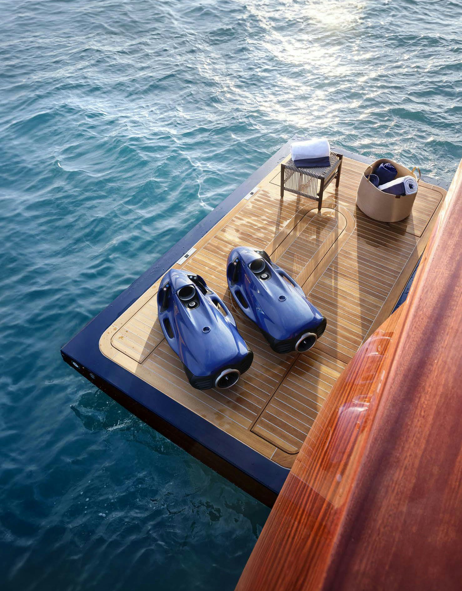 a boat on the water aboard PICCHIOTTI GENTLEMAN 24M Yacht for Sale