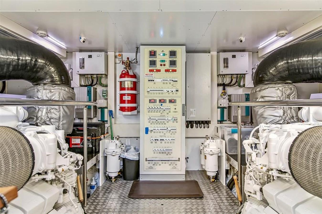 a room with equipment and equipment aboard LONTANO Yacht for Sale