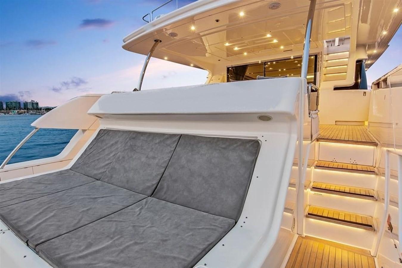 a boat on the water aboard LONTANO Yacht for Sale