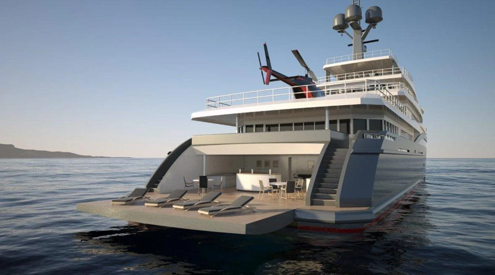 a boat on the water aboard M74 GLOBAL EXPLORER Yacht for Sale