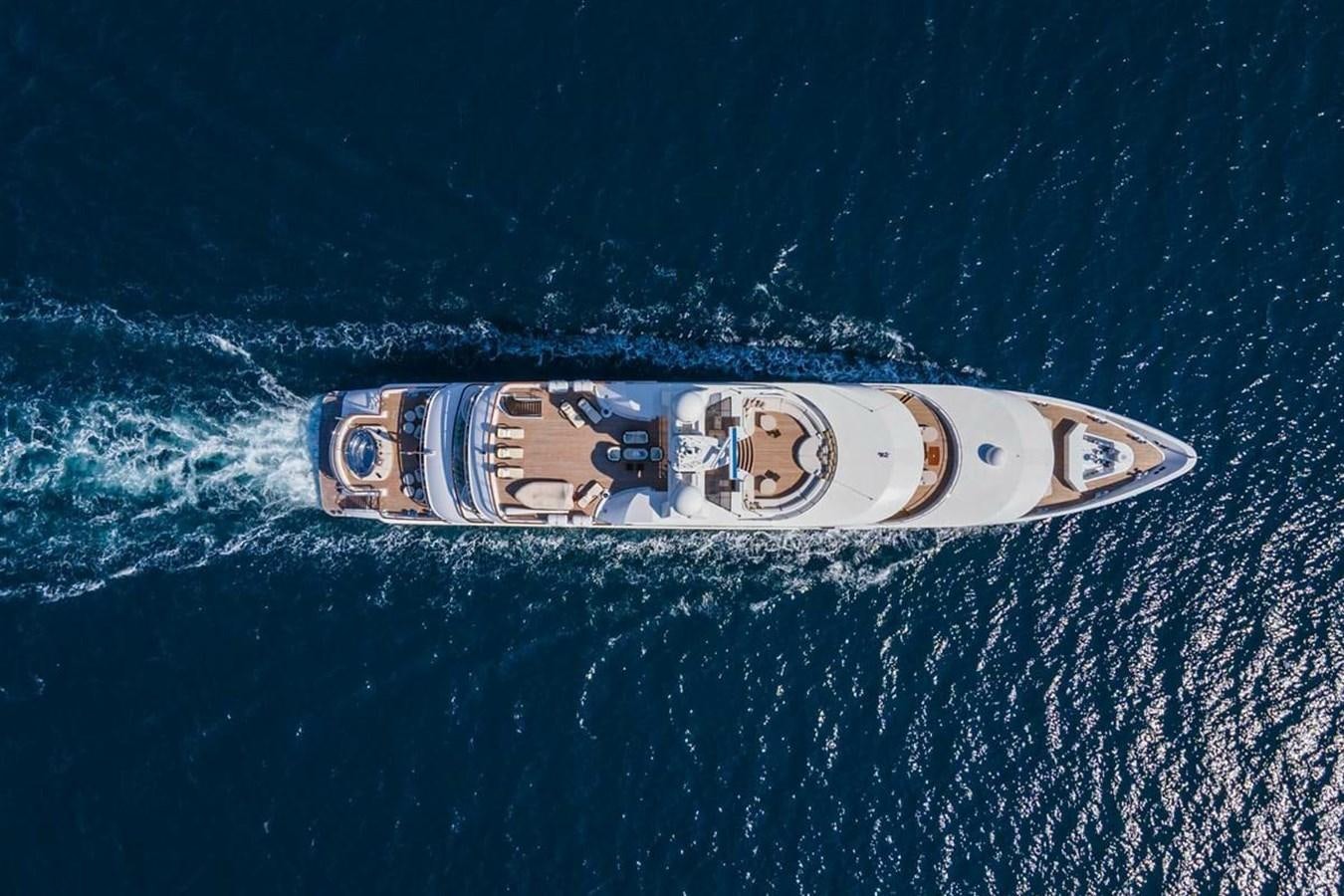 a paper with a dollar bill on it aboard LADY MAJA I Yacht for Sale