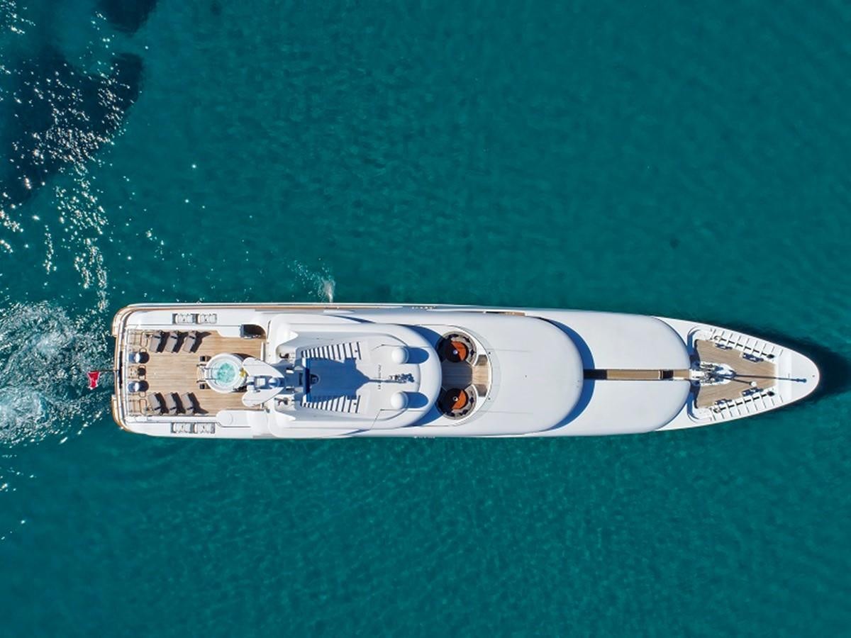 a boat in the water aboard CAPRI I Yacht for Sale