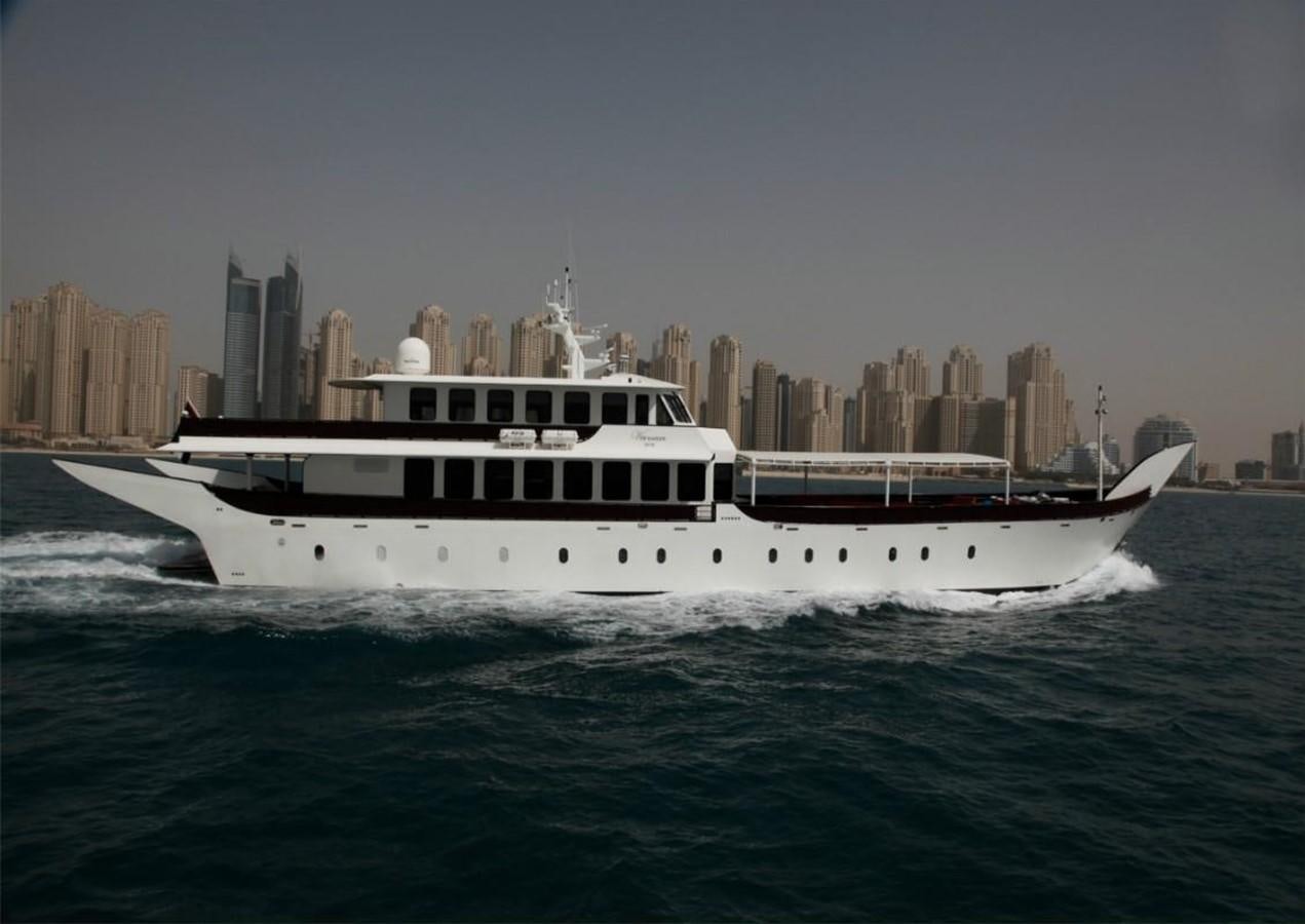 a boat on the water aboard WARSAN Yacht for Sale