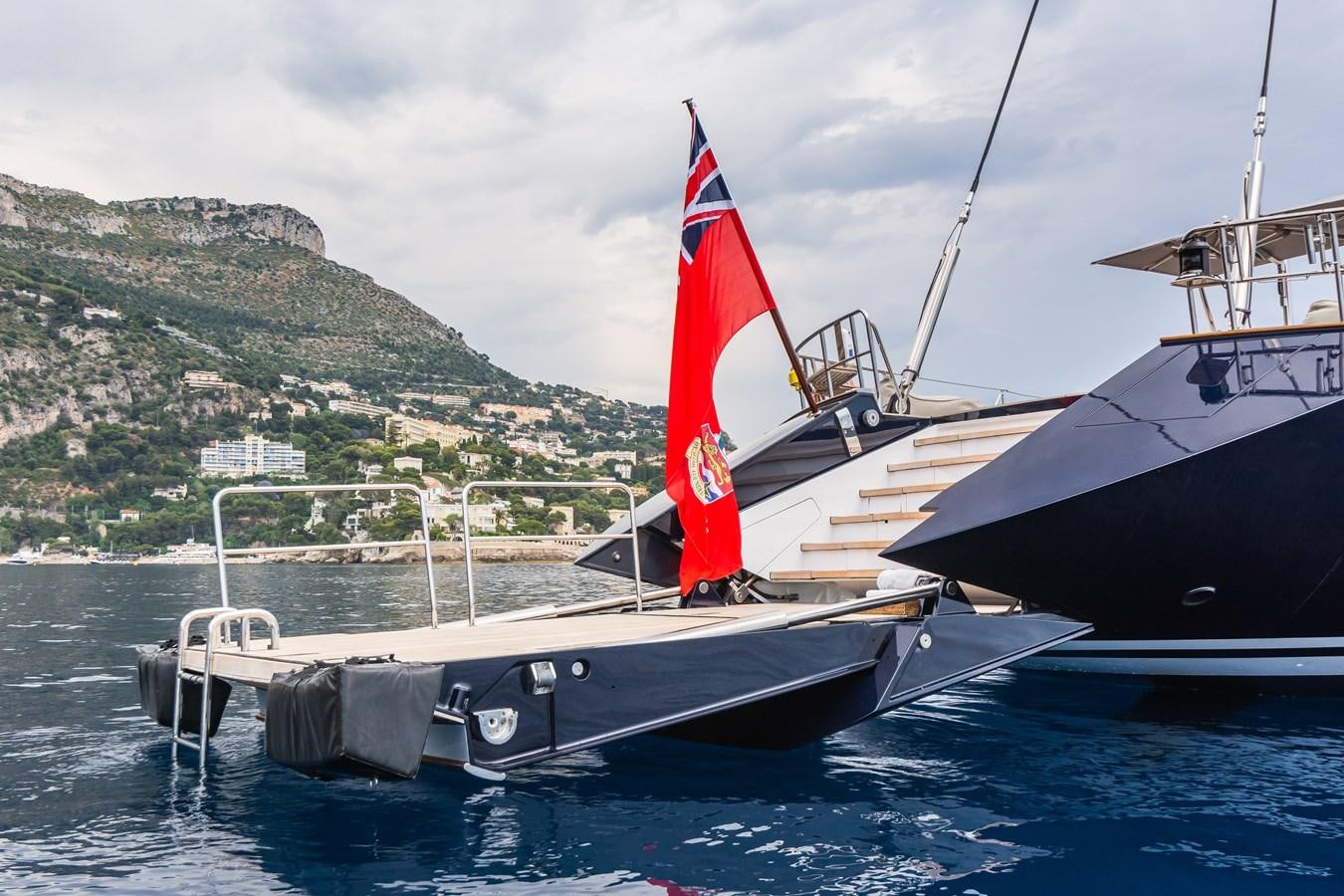 a couple of boats on the water aboard PRANA Yacht for Charter
