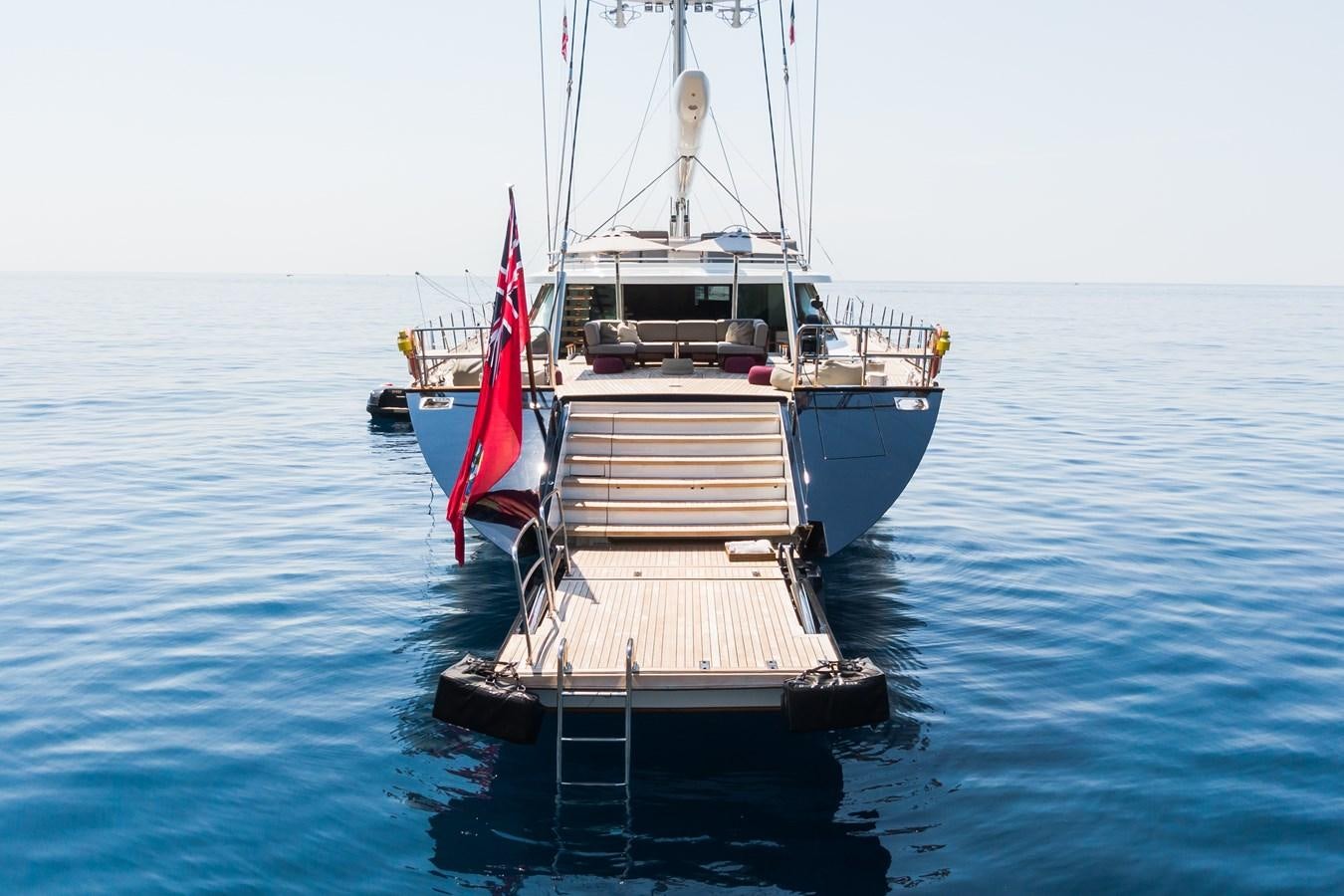 a boat in the water aboard PRANA Yacht for Charter