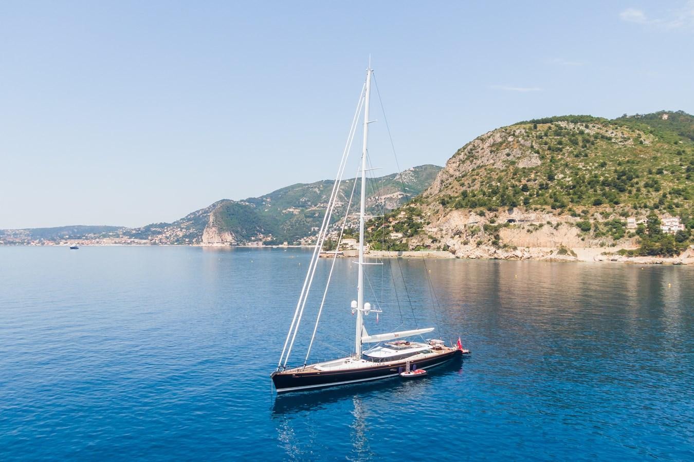 a boat on the water aboard PRANA Yacht for Charter