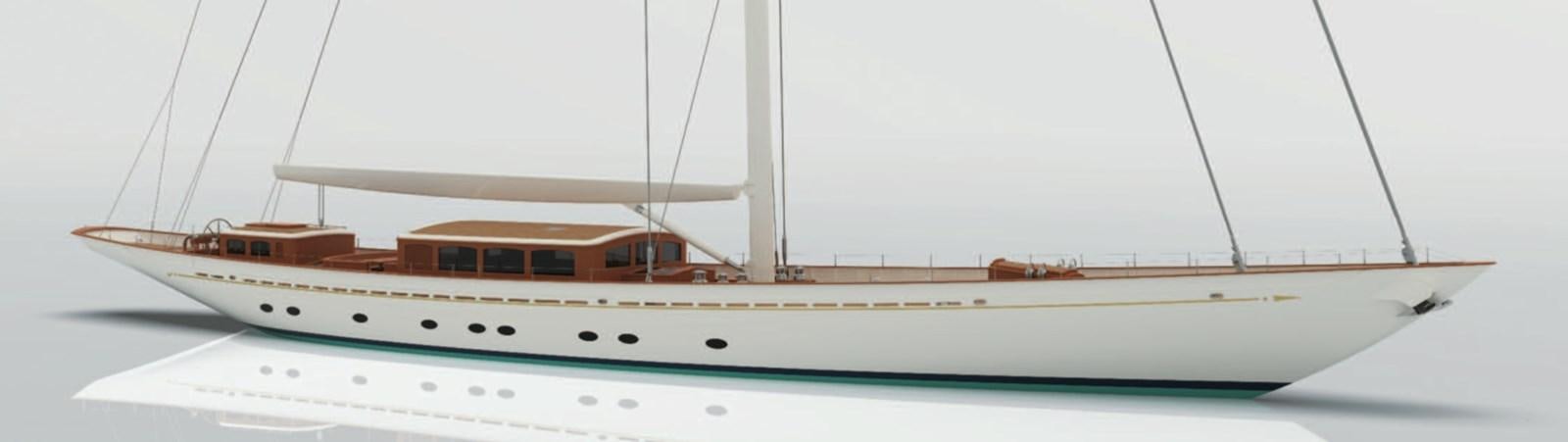 a boat on a white background aboard RAINBOW II Yacht for Sale