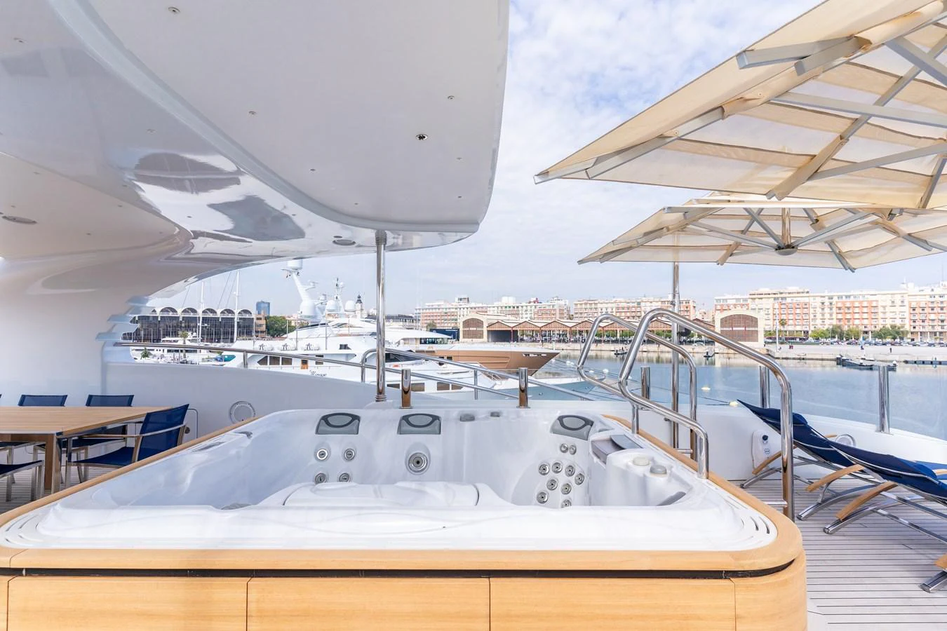 a boat on the water aboard UNDER CONTRACT!   SAINT  2012 ISA 500-2 POP @ Yacht for Sale