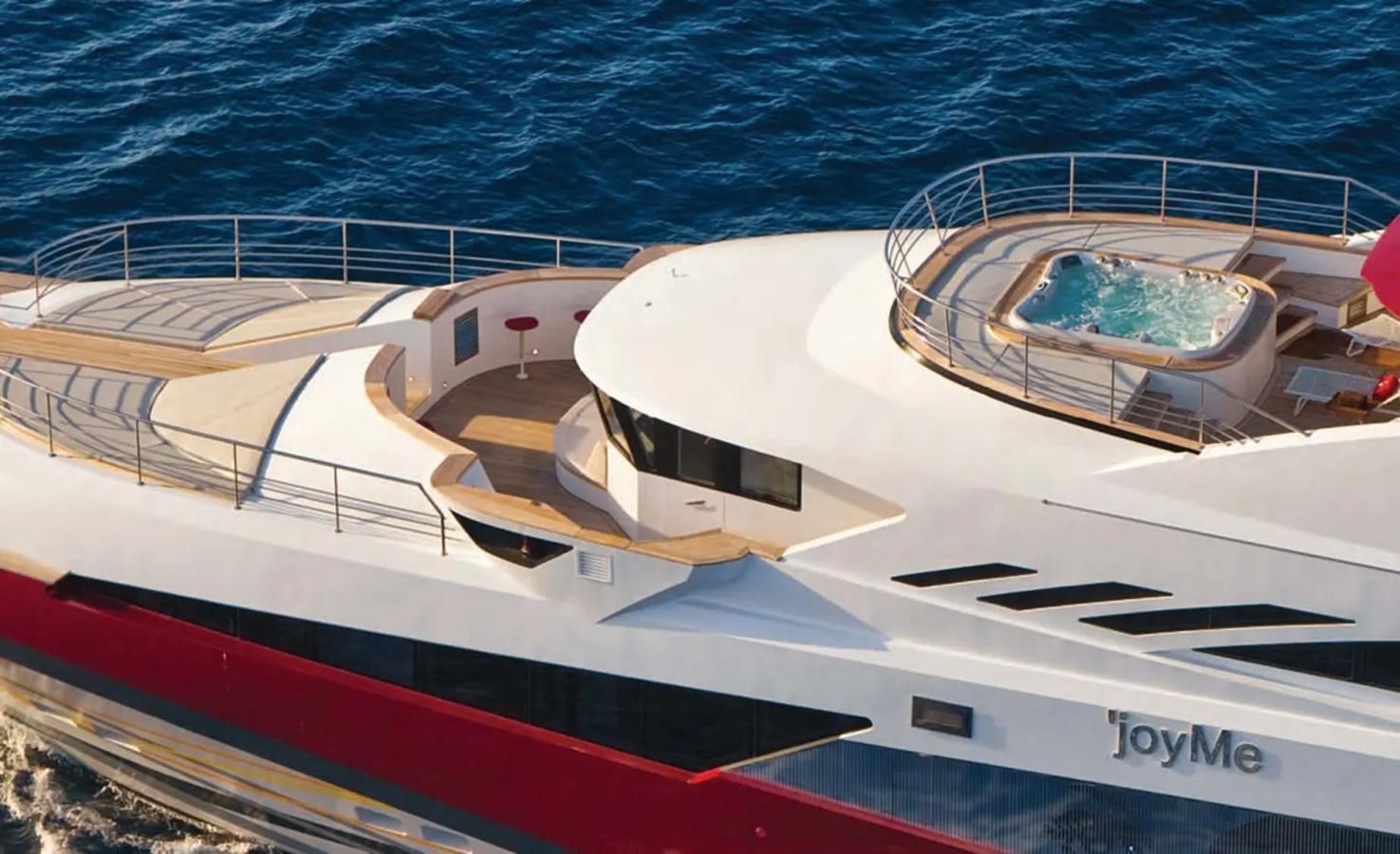 a boat on the water aboard JOY ME Yacht for Charter