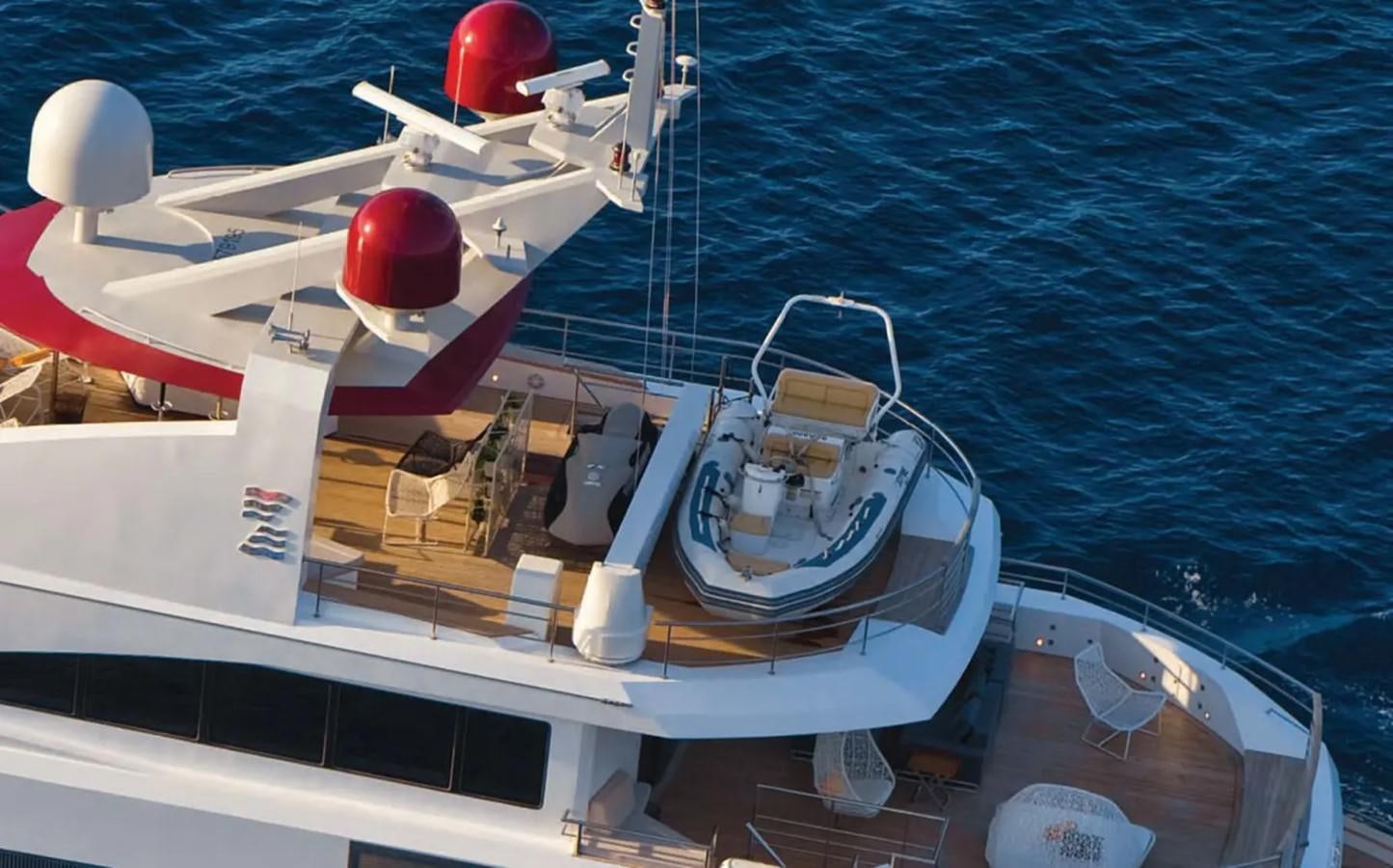 a boat on the water aboard JOY ME Yacht for Charter