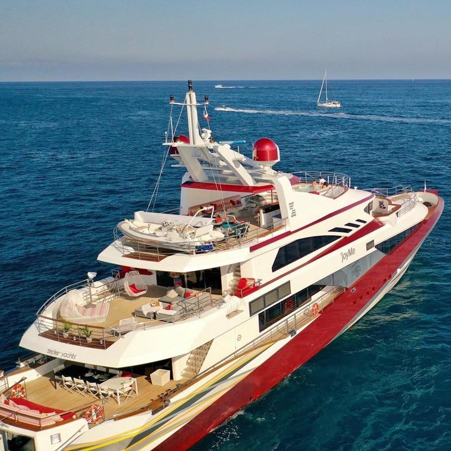 a boat in the water aboard JOY ME Yacht for Charter