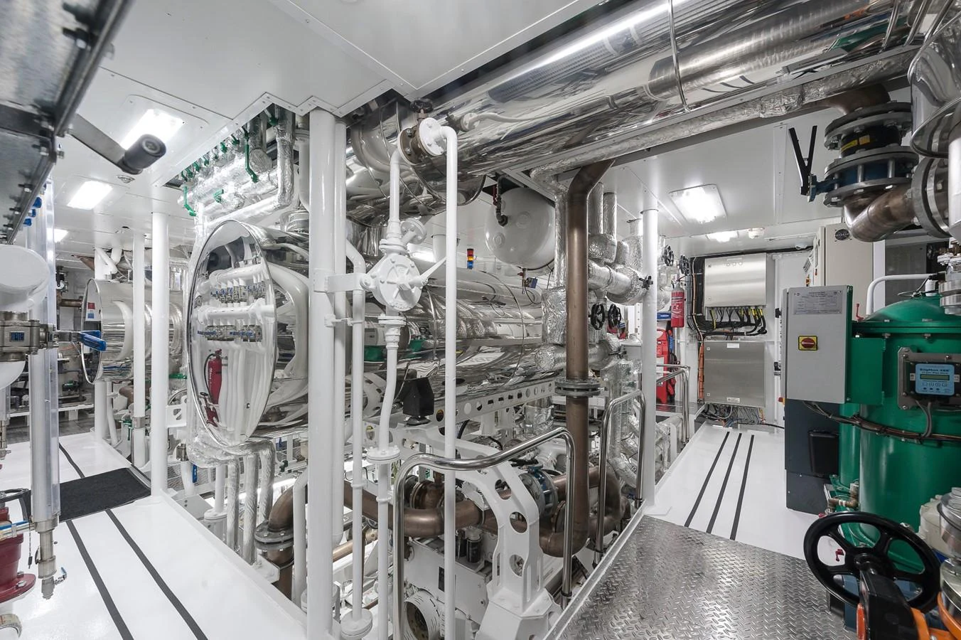 a room with machinery aboard I NOVA Yacht for Sale