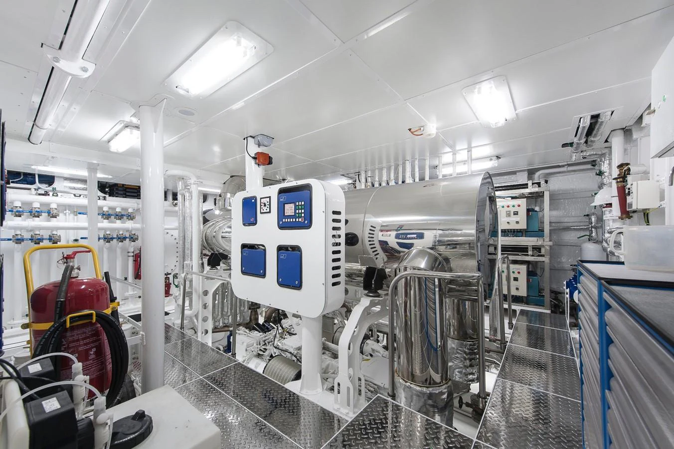 a room with machinery and equipment aboard I NOVA Yacht for Sale