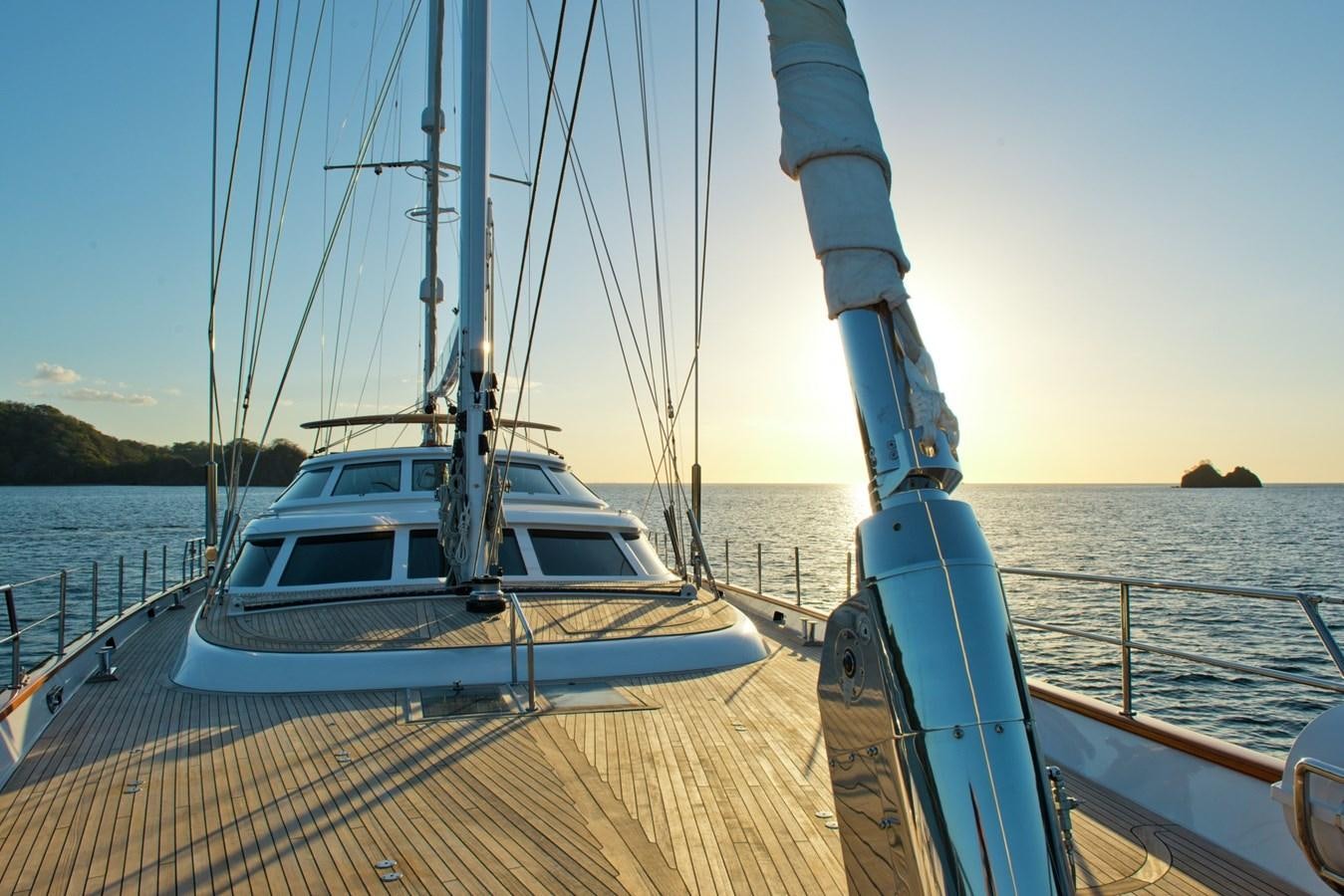 a boat on the water aboard MORNING GLORY Yacht for Sale