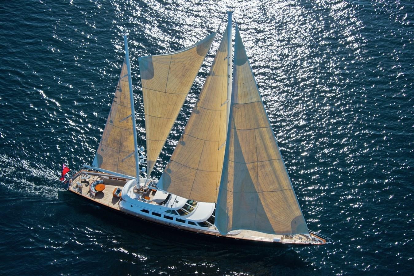 a sailboat on the water aboard MORNING GLORY Yacht for Sale