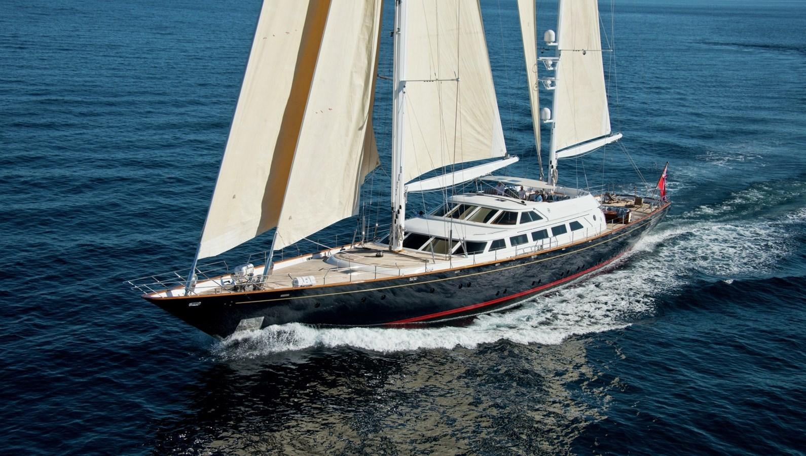 a sailboat on the water aboard MORNING GLORY Yacht for Sale