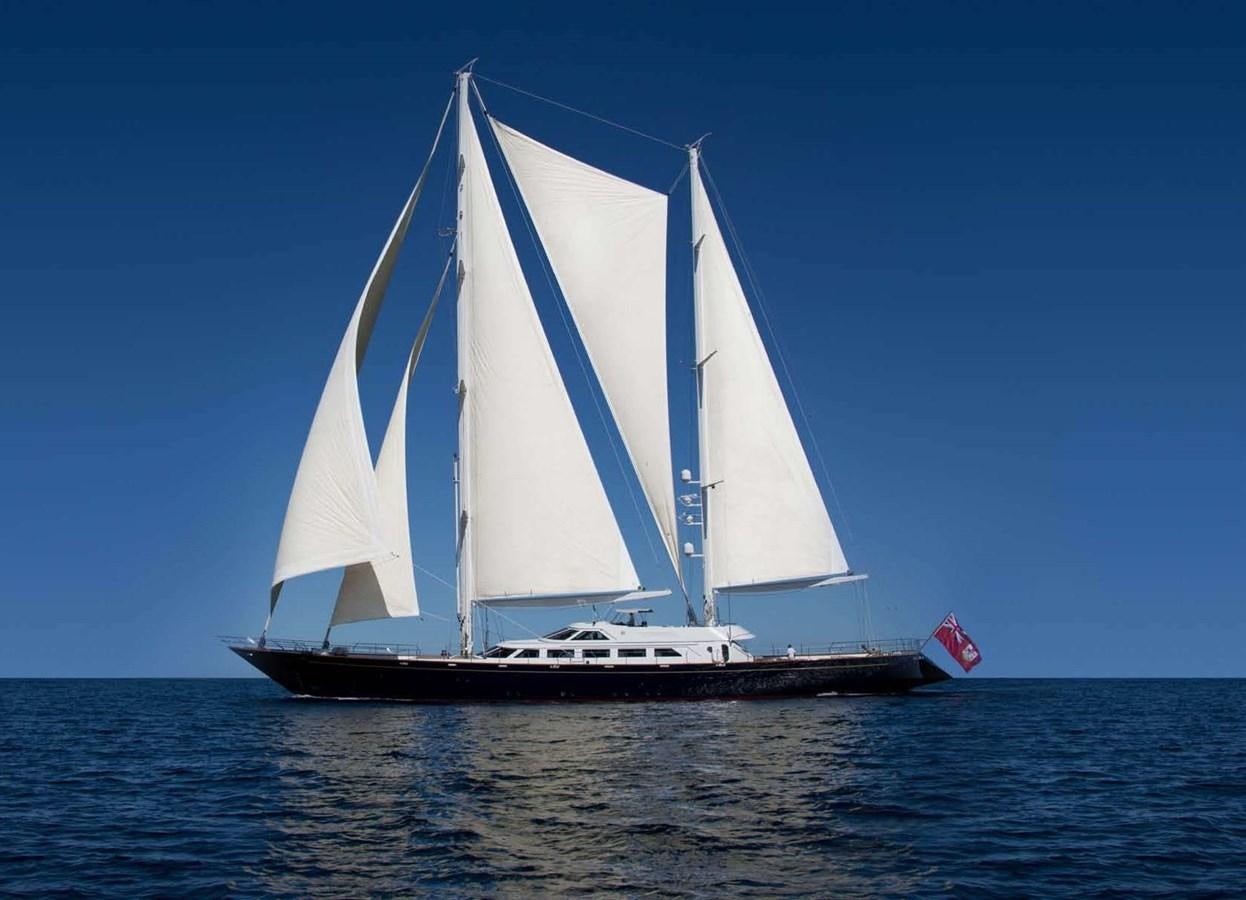 a sailboat on the water aboard MORNING GLORY Yacht for Sale