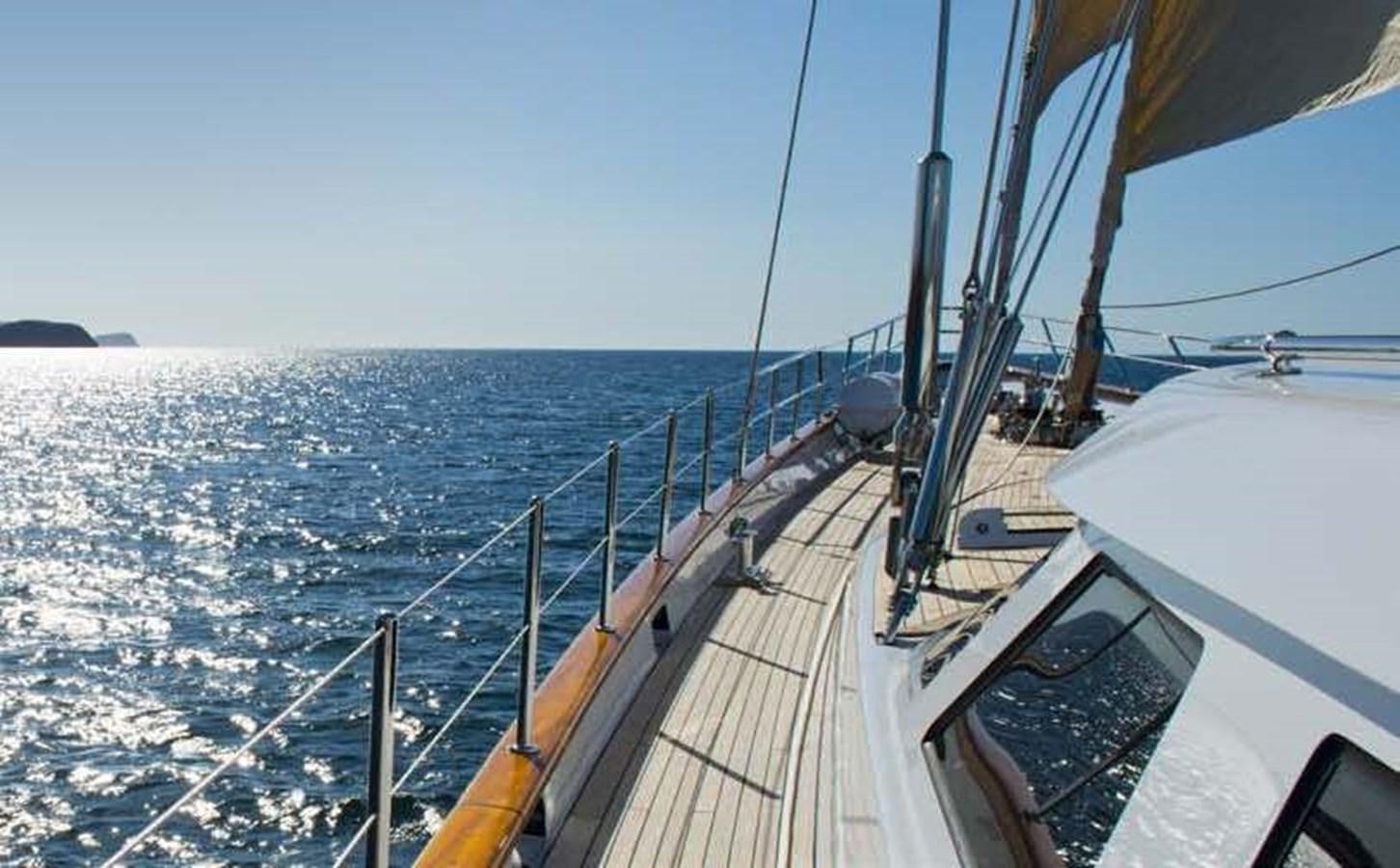 a boat on the water aboard MORNING GLORY Yacht for Sale