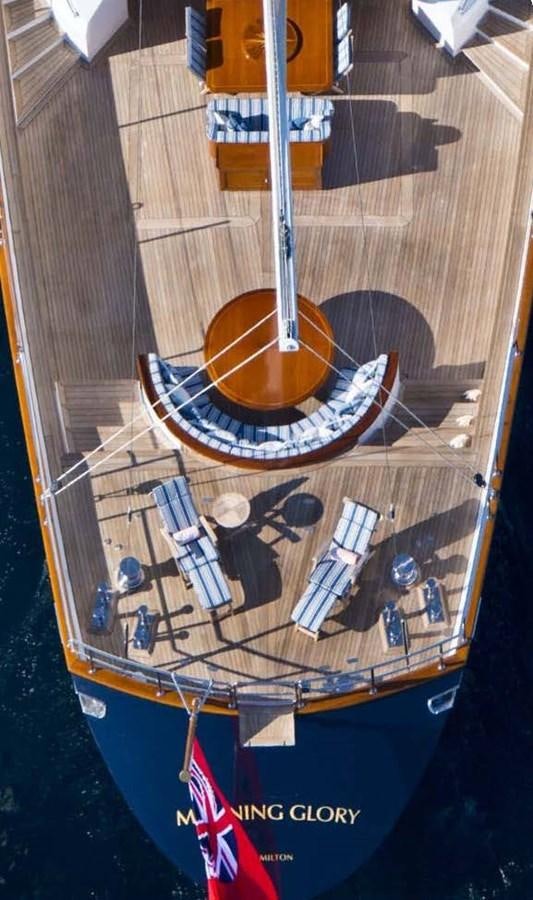 a satellite in a space ship aboard MORNING GLORY Yacht for Sale