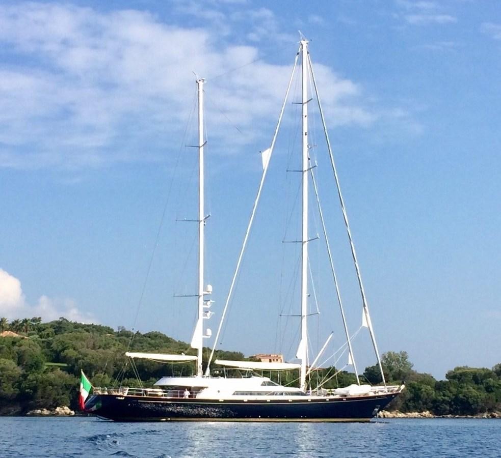 a sailboat on the water aboard MORNING GLORY Yacht for Sale