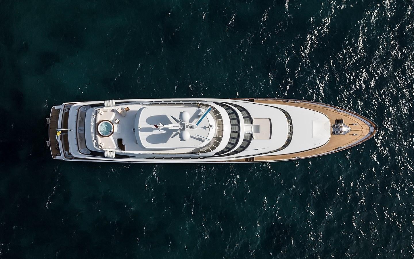 a metal object with a logo on it aboard AZZURRA II Yacht for Sale