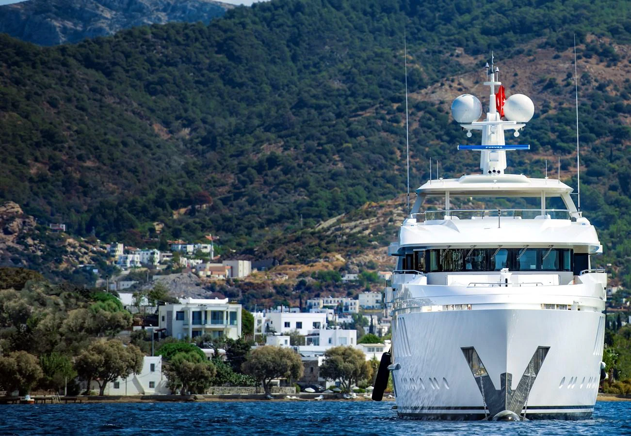 a boat on the water aboard CMB 47 SERIES Yacht for Sale