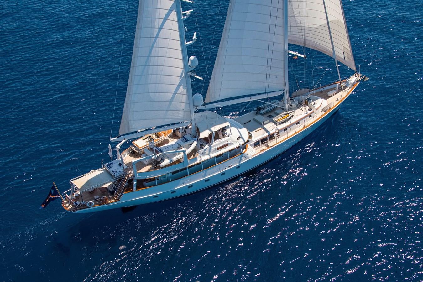 a boat on the water aboard MIKADO Yacht for Sale