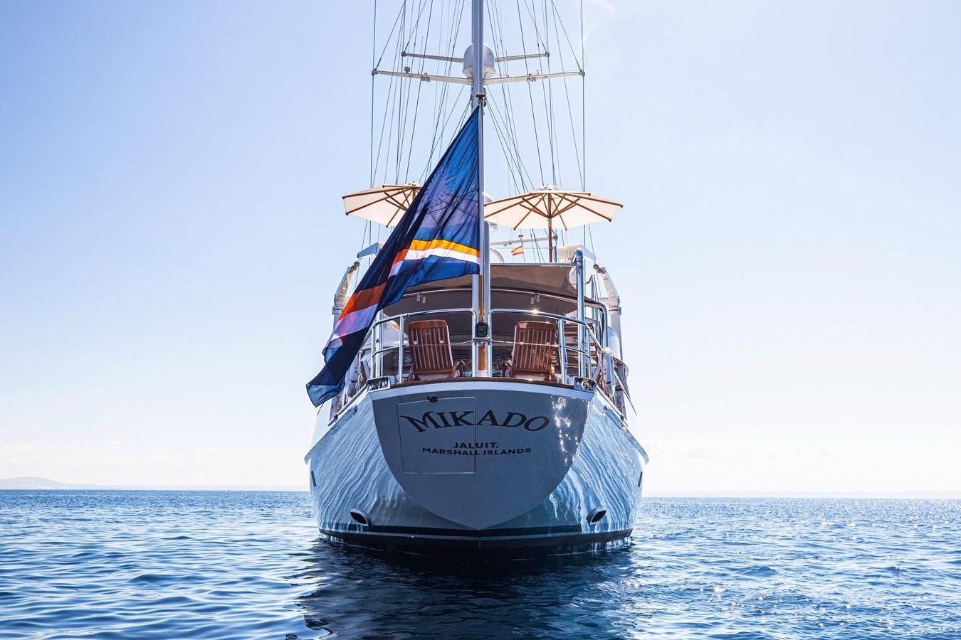 a boat on the water aboard MIKADO Yacht for Sale