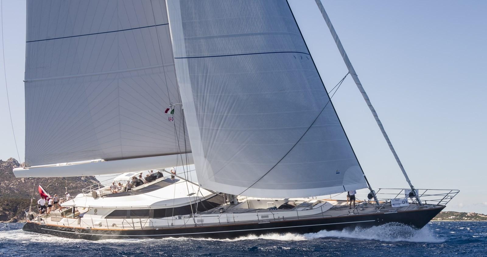 a boat sailing on the sea aboard SERENDIPITY I Yacht for Sale