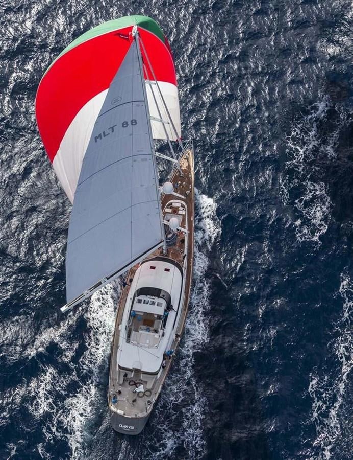 a space shuttle in space aboard SERENDIPITY I Yacht for Sale