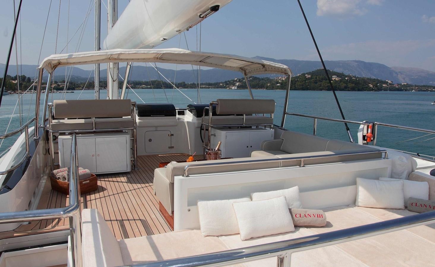 a boat on the water aboard SERENDIPITY I Yacht for Sale