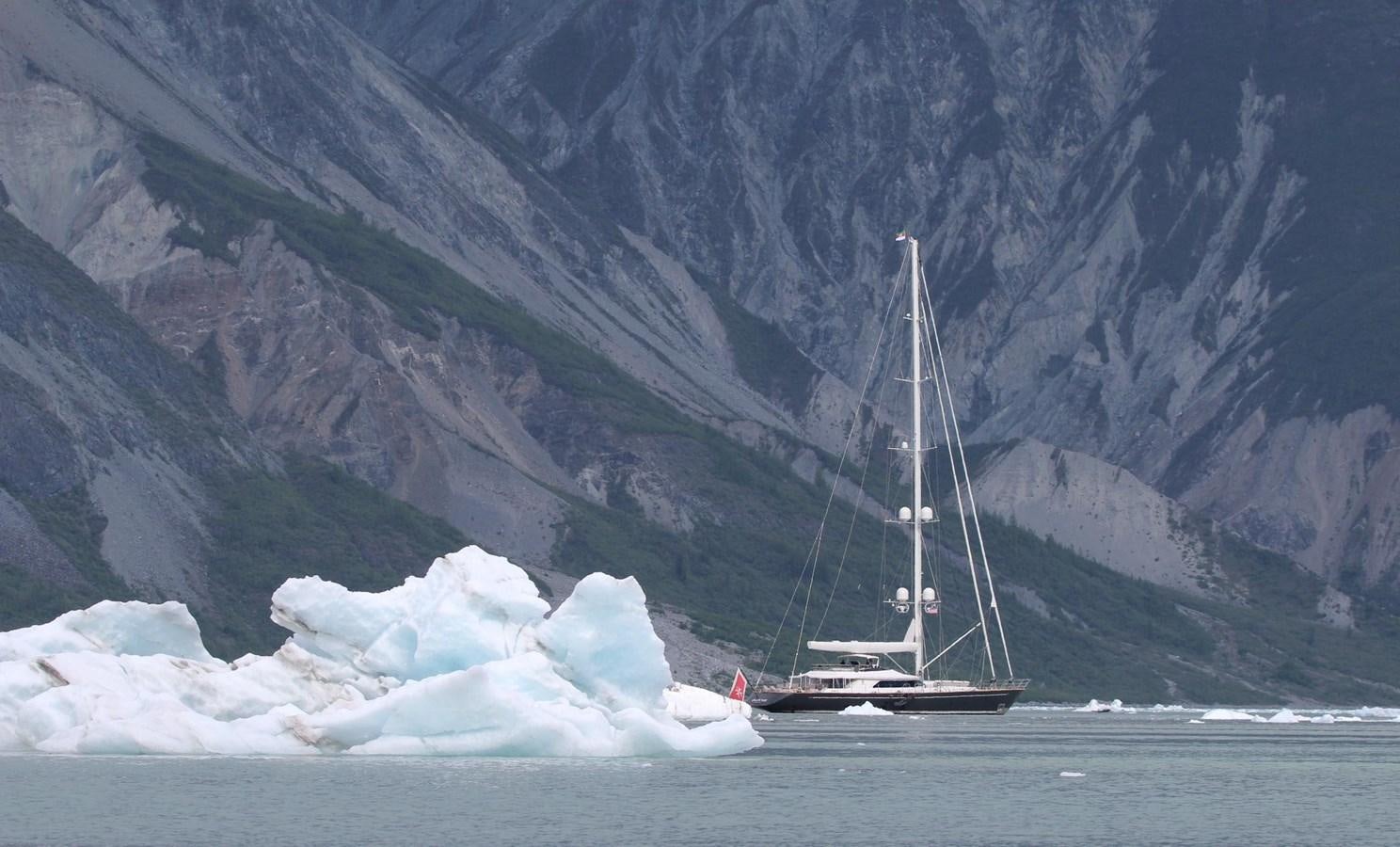 a boat sailing in the sea aboard SERENDIPITY I Yacht for Sale