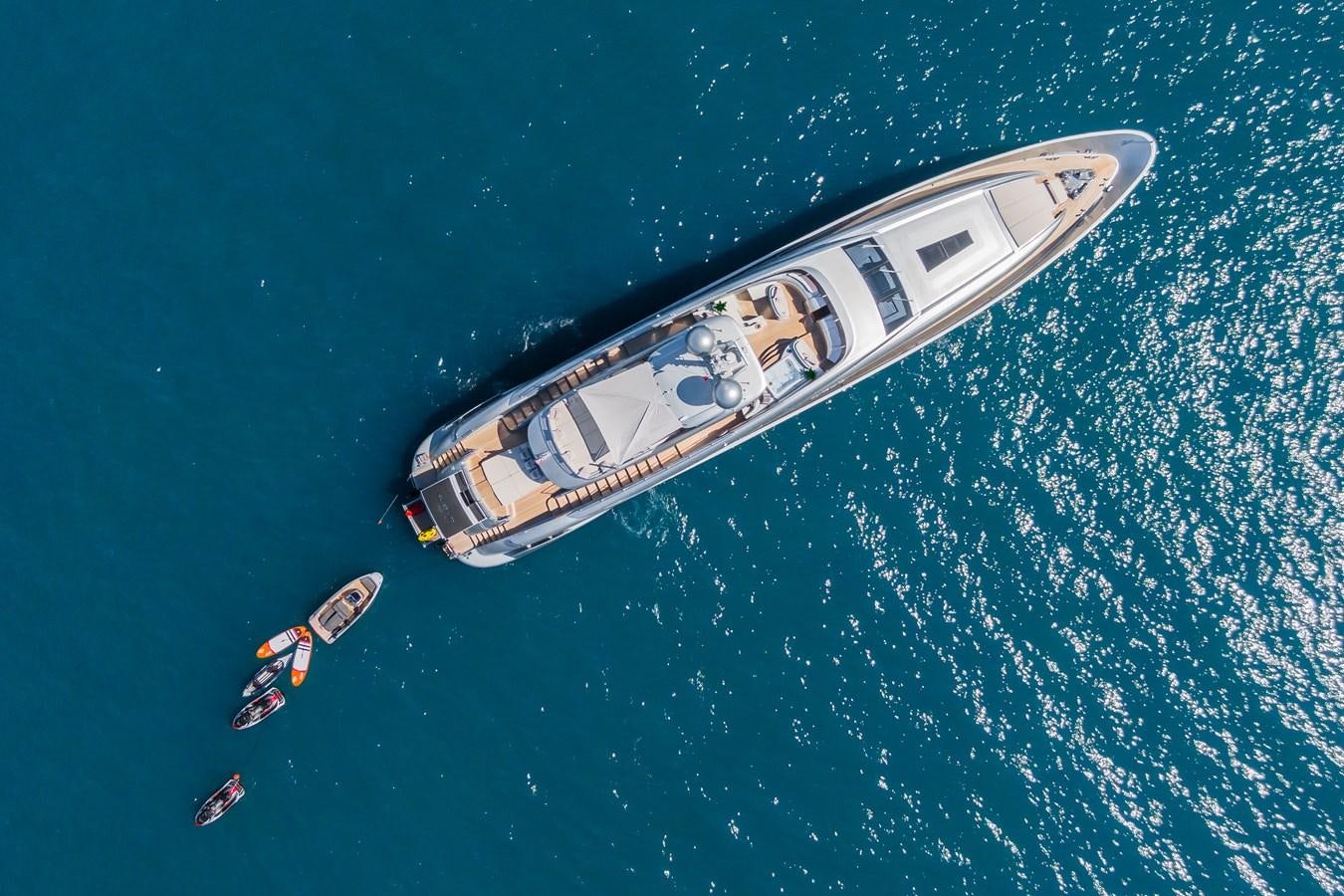 a satellite in space aboard SILVER WIND Yacht for Sale