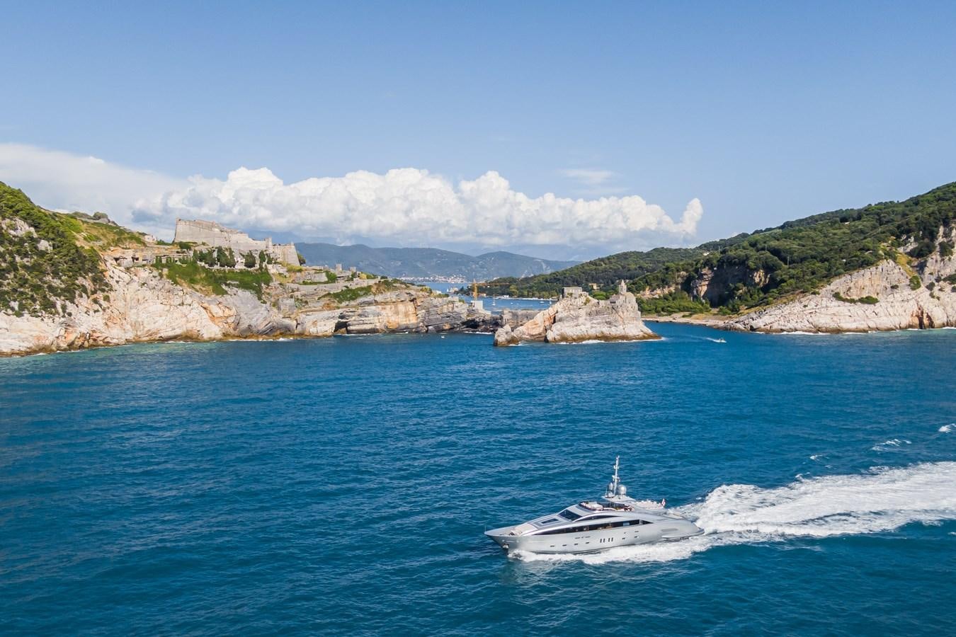 a boat in the water aboard SILVER WIND Yacht for Sale