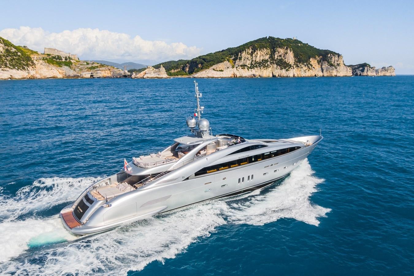 a boat on the water aboard SILVER WIND Yacht for Sale