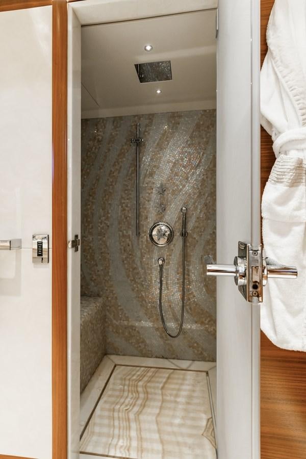 a door with a lock aboard SILVER WIND Yacht for Sale