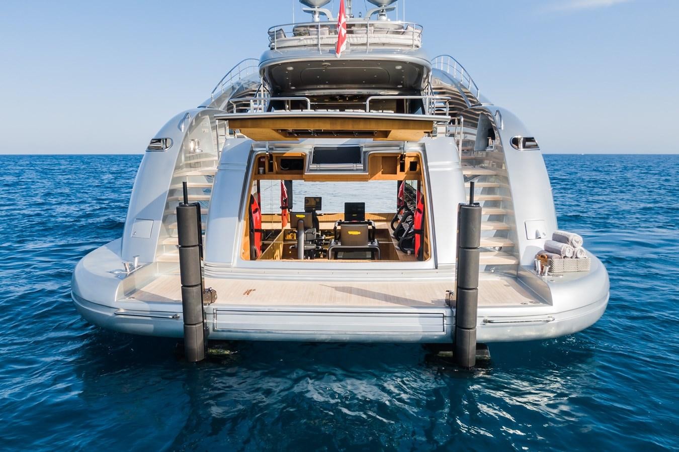 a boat in the water aboard SILVER WIND Yacht for Sale